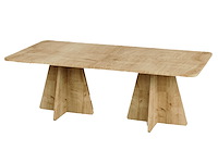 Mushroom 2 salontafel | 100% melamine | saffier eiken - afbeelding 5 van  6