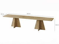 Mushroom tv-meubel | 100% melamine | saffier eiken - afbeelding 7 van  7