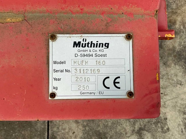 Müthing mufm160 klepelmaaier - afbeelding 6 van  6