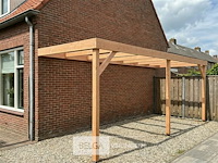 Muur carport/overkapping, afm b310xd1200xh185/225 cm - afbeelding 3 van  7