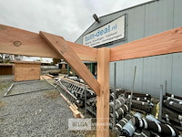 Muur carport/overkapping, afm b310xd1200xh185/225 cm - afbeelding 5 van  7