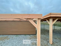 Muur carport/overkapping, afm b310xd1500xh185/225 cm - afbeelding 7 van  7