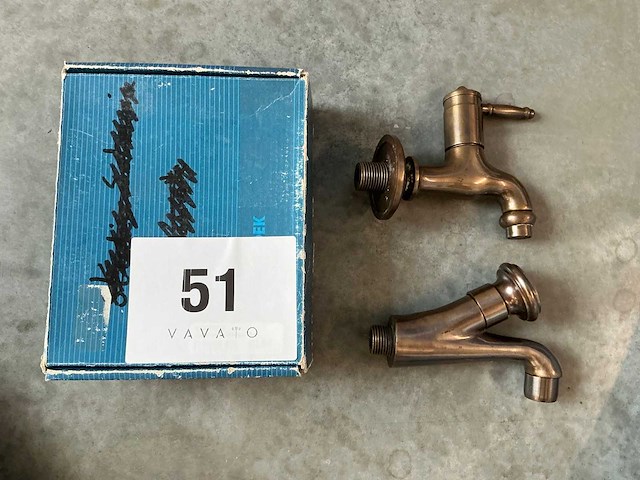 Muur kraan divers (2x) - afbeelding 1 van  5