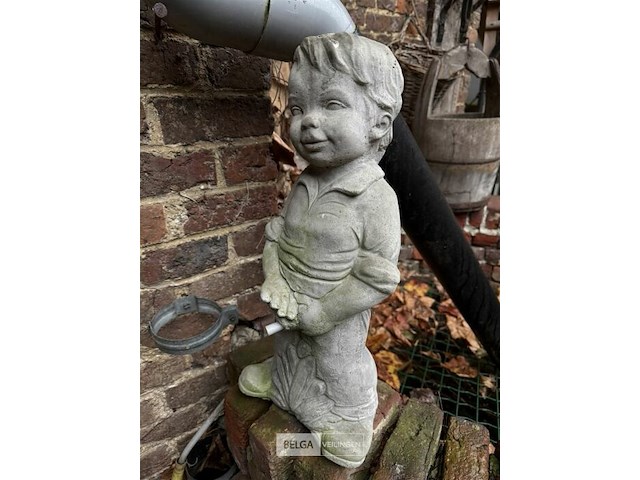 Muurdecoratie buiten, op aangeven van belga veilingen - afbeelding 2 van  7