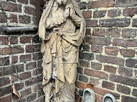 Muurdecoratie buiten, op aangeven van belga veilingen - afbeelding 3 van  7