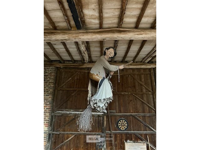 Muurdecoratie buiten, op aangeven van belga veilingen - afbeelding 4 van  7