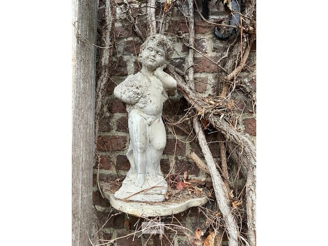 Muurdecoratie buiten, op aangeven van belga veilingen - afbeelding 7 van  7