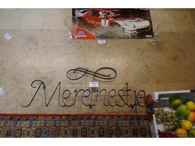 Muurdecoratie in ijzer - afbeelding 1 van  1