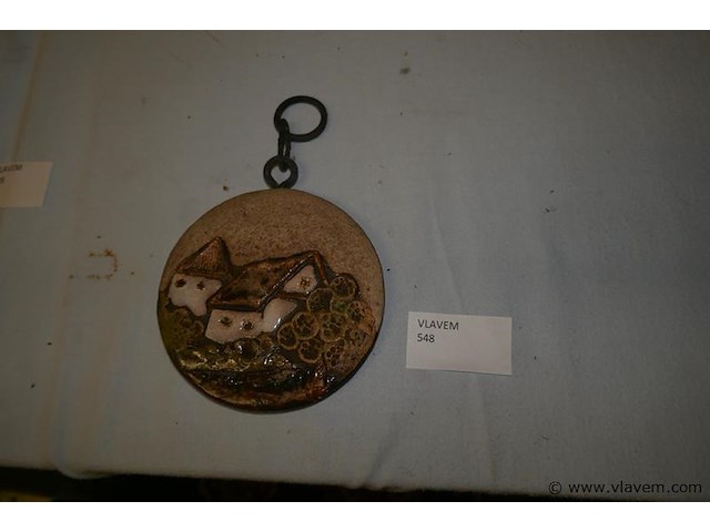 Muurdecoratie in kermamiek - afbeelding 1 van  1