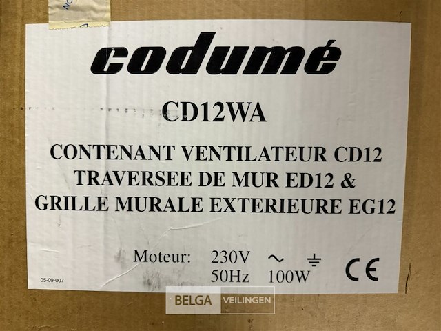 Muurdoorvoer ventilator - afbeelding 6 van  6