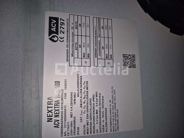 Muurgemonteerde acv-ketel - nextra - afbeelding 7 van  7