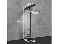 Muurgemonteerde multigym-machine, pull-up station, hoge en lage katrol, 2 katrollen, stalen - afbeelding 4 van  8
