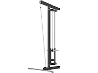 Muurgemonteerde multigym-machine, pull-up station, hoge en lage katrol, 2 katrollen, stalen - afbeelding 3 van  7