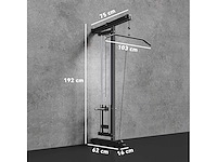 Muurgemonteerde multigym-machine, pull-up station, hoge en lage katrol, 2 katrollen, stalen - afbeelding 4 van  7