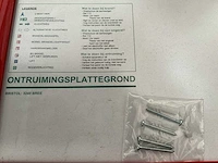 Muurkader met ontruimings palattegrond (7x) - afbeelding 2 van  2