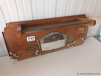 Muurkapstok met hoedenrek - afbeelding 1 van  3