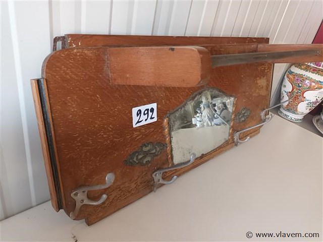 Muurkapstok met hoedenrek - afbeelding 3 van  3