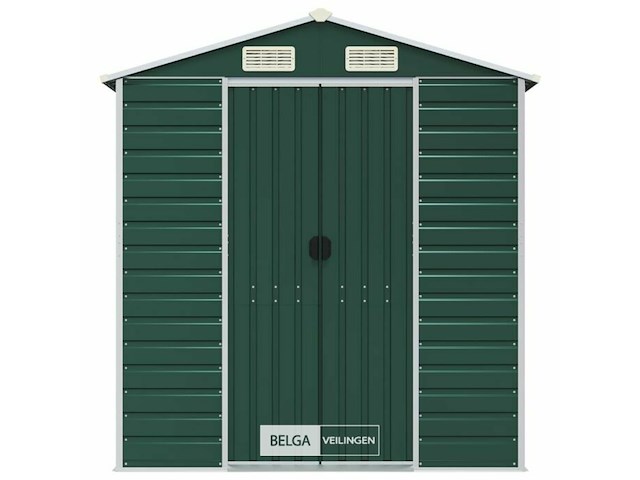 Muurkast: groen gegalvaniseerd staal - afbeelding 2 van  2