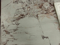 Muurpaneel pvc in marmerprint wit - 3 st afm 280x122 cm - afbeelding 1 van  2