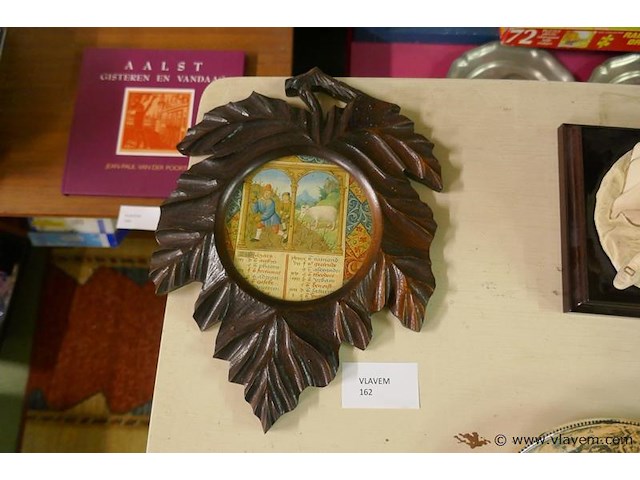 Muurplakaat in hout - afbeelding 1 van  1