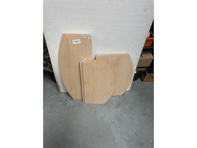 Muurplateaus winkel - hout - shop furniture - afbeelding 1 van  2
