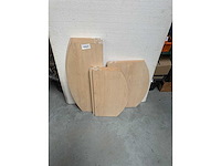 Muurplateaus winkel - hout - shop furniture - afbeelding 1 van  2