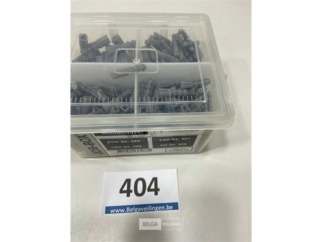 Muurpluggen m5 200 st m6 100 st m7 100 st m8 60 st - afbeelding 3 van  3