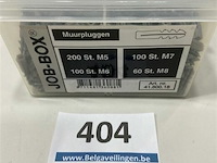 Muurpluggen m5 200 st m6 100 st m7 100 st m8 60 st - afbeelding 1 van  3