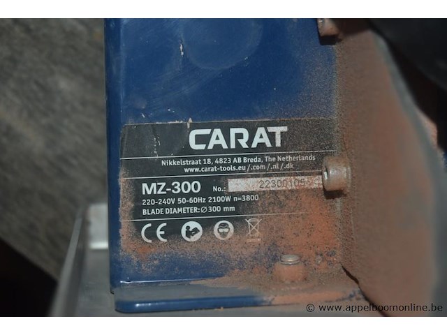 Muurzaagmachine carat mz-300, 2100w - afbeelding 2 van  2