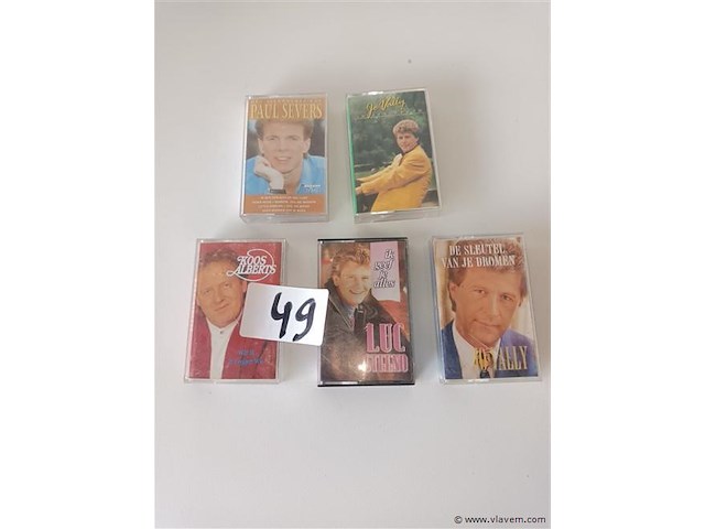 Muziek cassettes. 5 stuks. - afbeelding 1 van  3