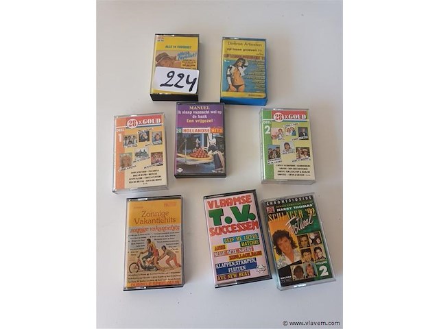Muziek cassettes. 8 stuks - afbeelding 1 van  4