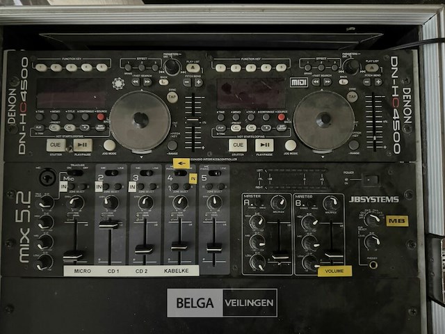Muziek instalatie in flightcase - afbeelding 6 van  12