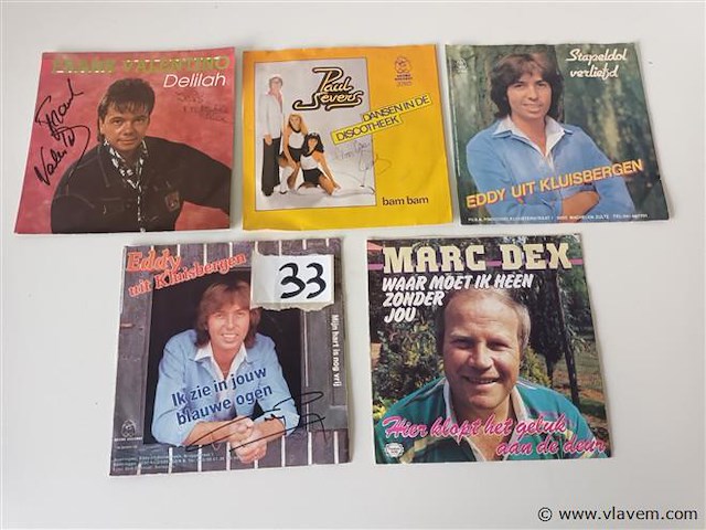 Muziek singles.. 5 stuks - afbeelding 1 van  4