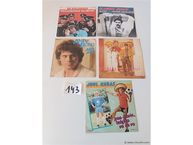 Muziek singles. 5 stuks - afbeelding 1 van  4