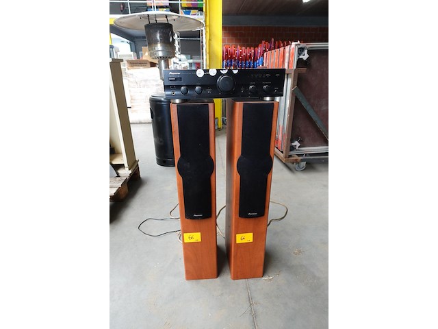 Muziek versterker + 2x box pioneer - afbeelding 1 van  11