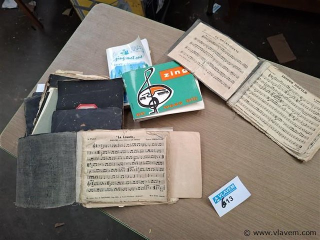 Muziekboekjes - afbeelding 1 van  1