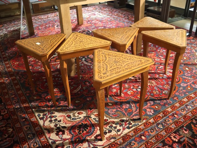 Muziekdoos bijzettafel (x6) - afbeelding 1 van  7