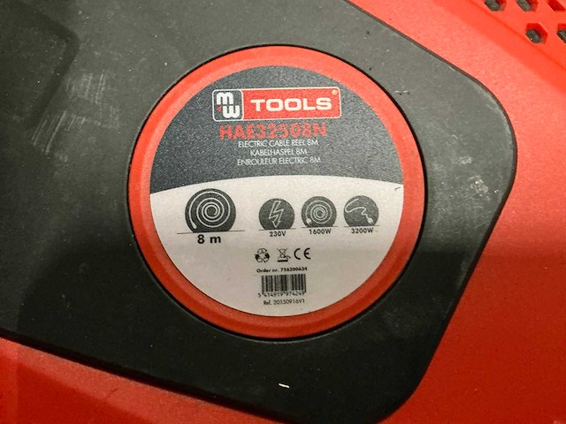 Mw tools hae32508n verlengkabelhaspel (2x) - afbeelding 3 van  3