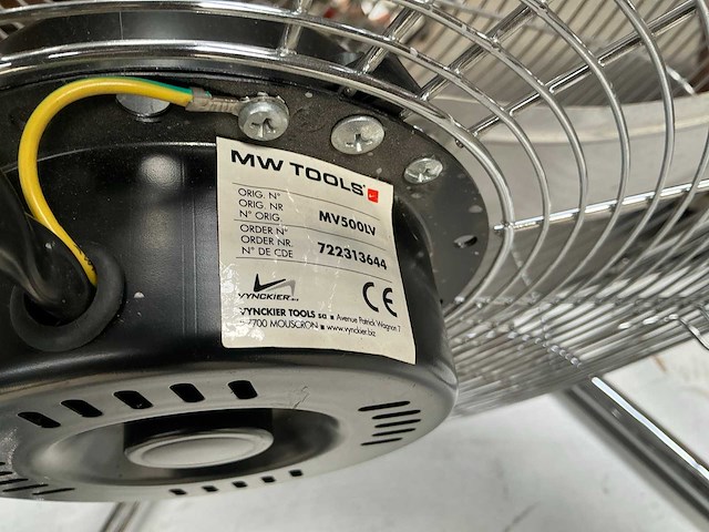 Mw tools mv500lv ventilator - afbeelding 5 van  5