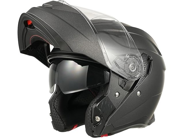 My motorfiets flip-up integraalhelm (medium) - afbeelding 1 van  5