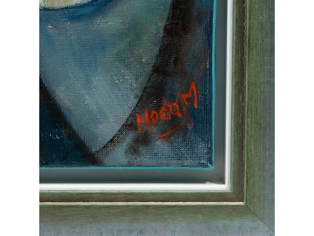 Myer lacome (1927-2011), 'la fille et le clown', 2004, oil on canvas 50 x 60 cm. (19.67 x 23.62 in.), frame: 81.5 x 91.5 cm. (32.09 x 36.02 in.) - afbeelding 4 van  8