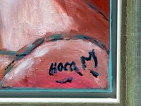 Myer lacome (1927-2011), 'mon village', 2004, oil on canvas 80 x 70 cm. (31 1/2 x 27.55 in.), frame: 101.5 x 91.5 cm. (39.96 x 36.02 in.) - afbeelding 4 van  6
