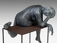 Myriam eyckens (1938), 'amazing', bronze sculpture on a metal stand, 2013 110 x 75 x 60 cm. (43.31 x 29.53 x 23.62 in.) - afbeelding 2 van  11