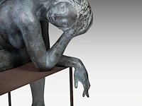 Myriam eyckens (1938), 'amazing', bronze sculpture on a metal stand, 2013 110 x 75 x 60 cm. (43.31 x 29.53 x 23.62 in.) - afbeelding 3 van  11