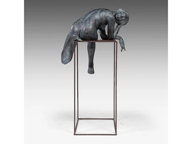 Myriam eyckens (1938), 'amazing', bronze sculpture on a metal stand, 2013 110 x 75 x 60 cm. (43.31 x 29.53 x 23.62 in.) - afbeelding 5 van  11