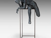 Myriam eyckens (1938), 'amazing', bronze sculpture on a metal stand, 2013 110 x 75 x 60 cm. (43.31 x 29.53 x 23.62 in.) - afbeelding 7 van  11