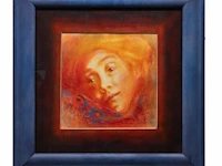 Myriam eykens (1938), untitled, 1993, gouache on paper 32 x 32 cm. (12.59 x 12.59 in.), frame: 63.5 x 63.5 cm. (25 x 25 in.) - afbeelding 2 van  4