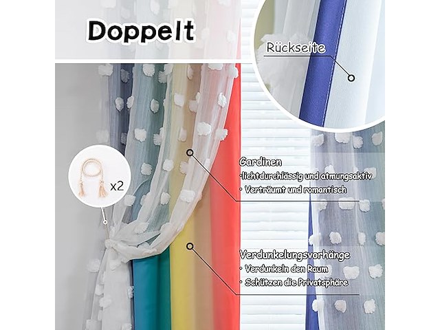 Mysky home kinderkamergordijnen - afbeelding 4 van  5