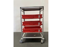 N/a - etagewagen - shelf trolley (7x) - afbeelding 3 van  5