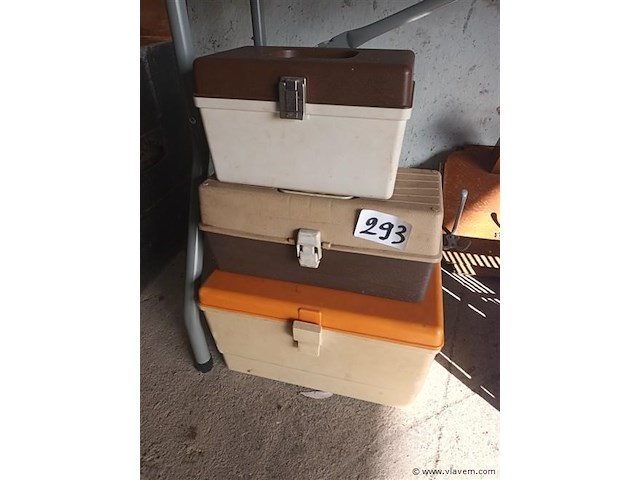 Naai koffers met inhoud. 3 stuks - afbeelding 1 van  5